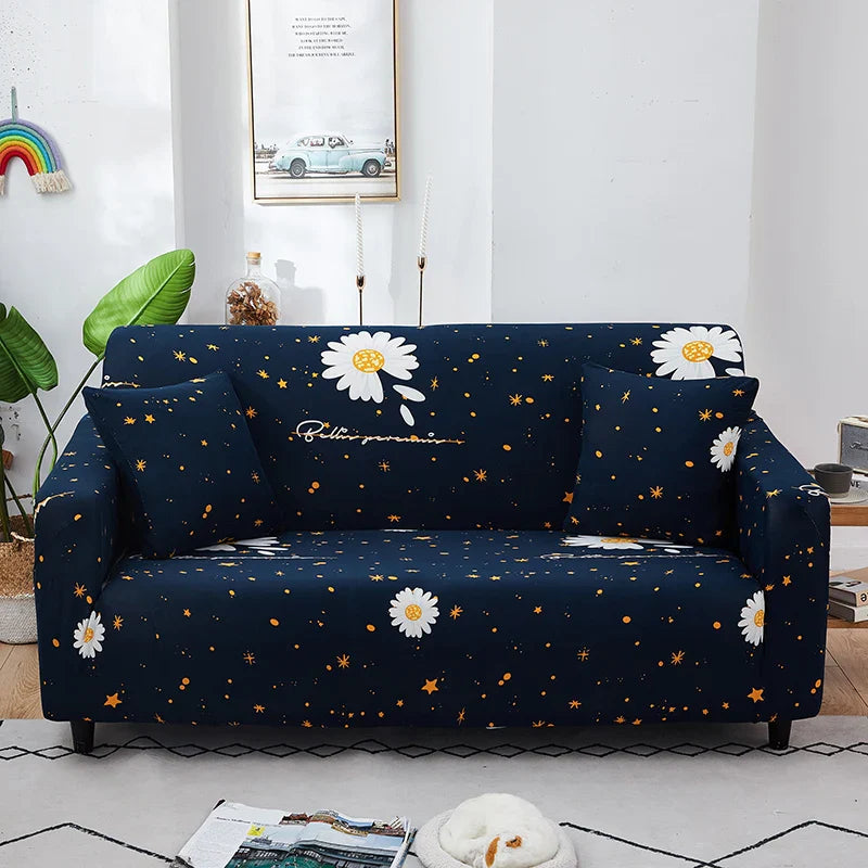 Afralia™ Stretch Sofa Cover Print Slipcover Couch Protector Case for Seater