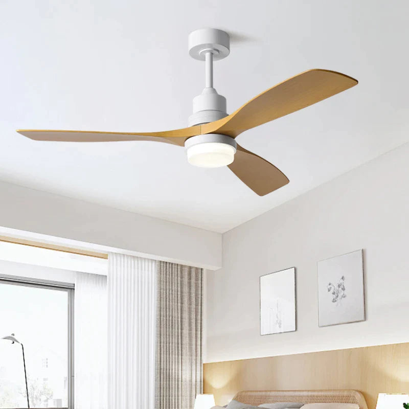 Afralia™ 42/52" DC Ceiling Fan with 3 ABS Blades, 35W Motor, 18W LED Light, Remote Control