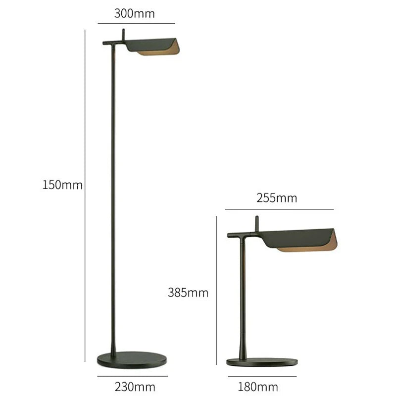 Afralia™ Modern Metal LED Floor Lamp Rotatable Head for Minimalist Nordic Style