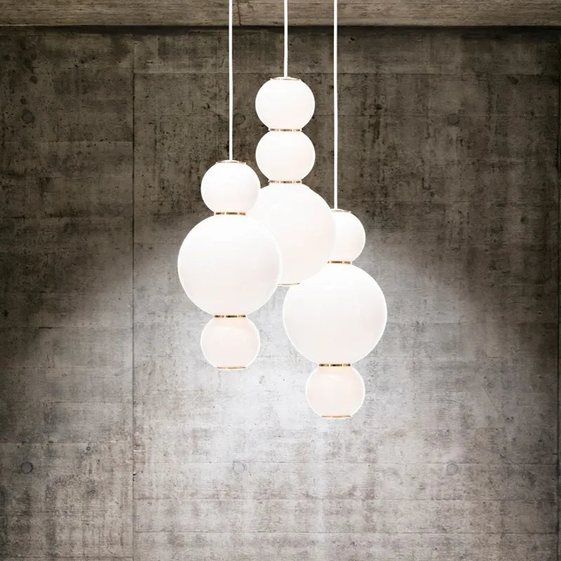 Afralia™ LED Spiral Ball Pendant: Modern Nordic Art Decor Lighting for Bedroom/Kitchen/Dining Room