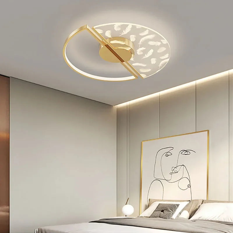 Afralia™ Modern LED Ceiling Lamp: Illuminate Your Living Spaces with Style