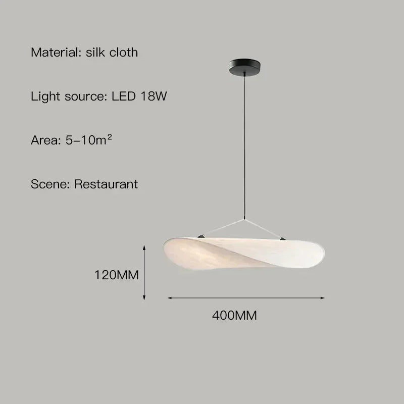 Afralia™ Scandinavian Wabi Sabi White Pendant Lamp, LED Chandelier for Home Decor