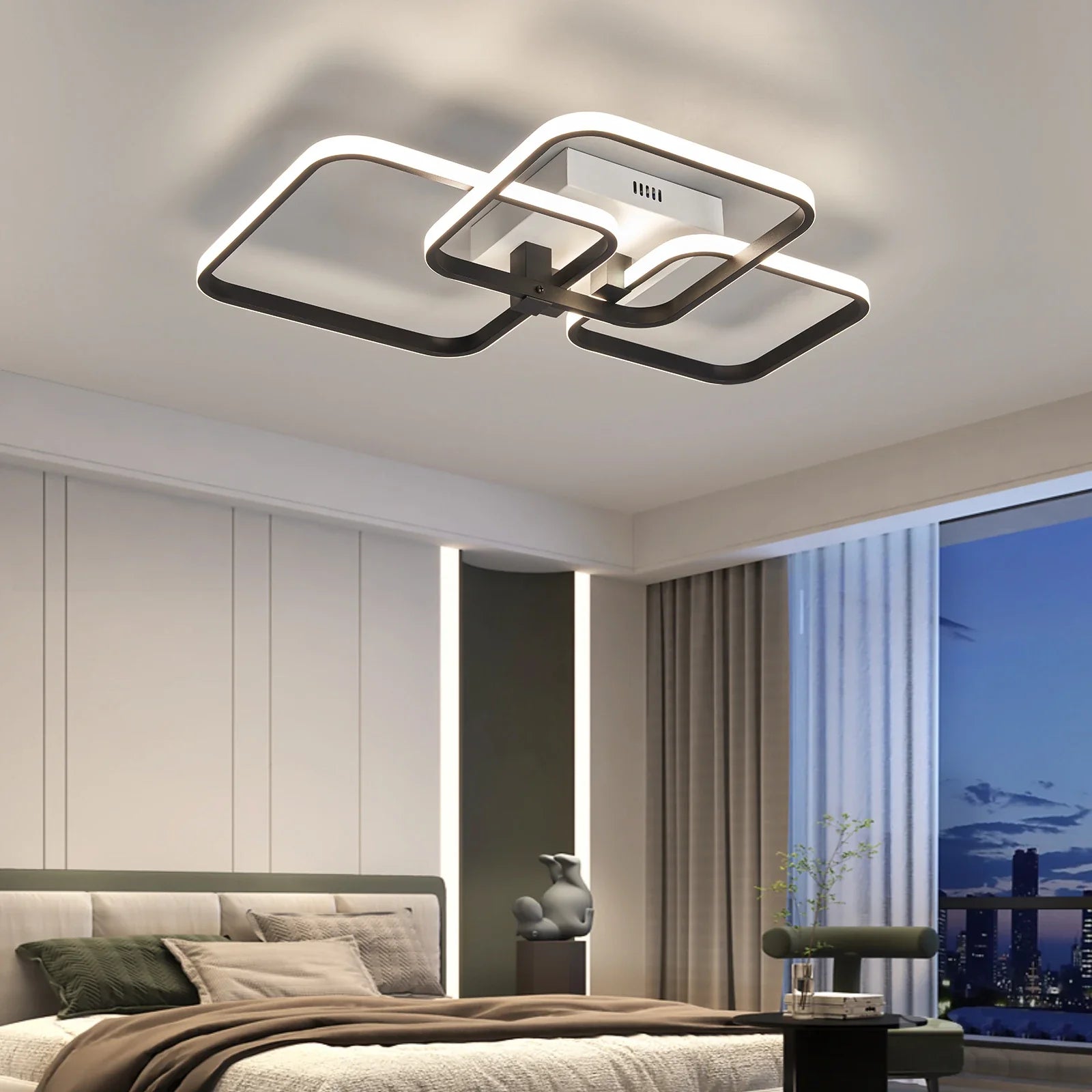 Afralia™ Minimalist LED Ceiling Light for Living Room Bedroom Study - Modern Nordic Design