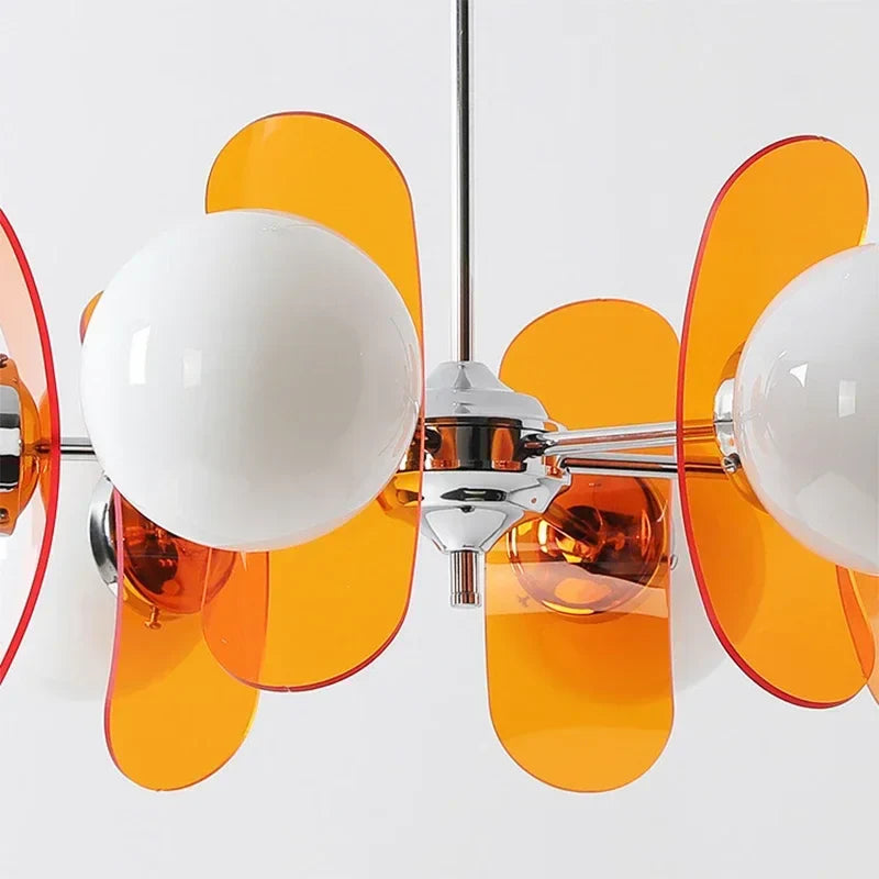 Afralia™ Medieval Glass Chandelier: Bauhaus Suspension Pendant Lamp for Dining Table