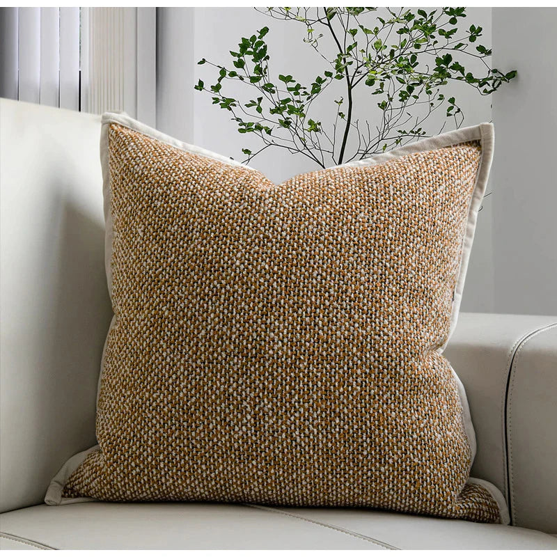 Afralia™ Vintage Boho Jute Linen Pillow Case 45x45cm