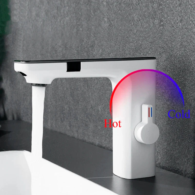 Afralia™ Smart LCD Display Basin Faucet with Temperature Sensing Feature is the new title.