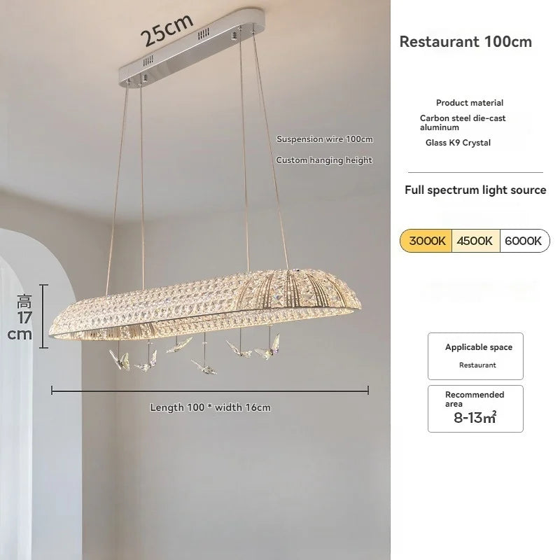 Afralia™ Crystal Chandelier Modern Luxury Villa Hall Main Light