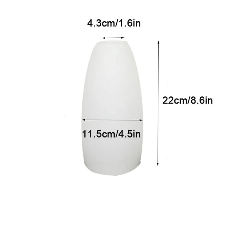 Afralia™ Matte White Glass Shade for E26 E27 Pendant Light