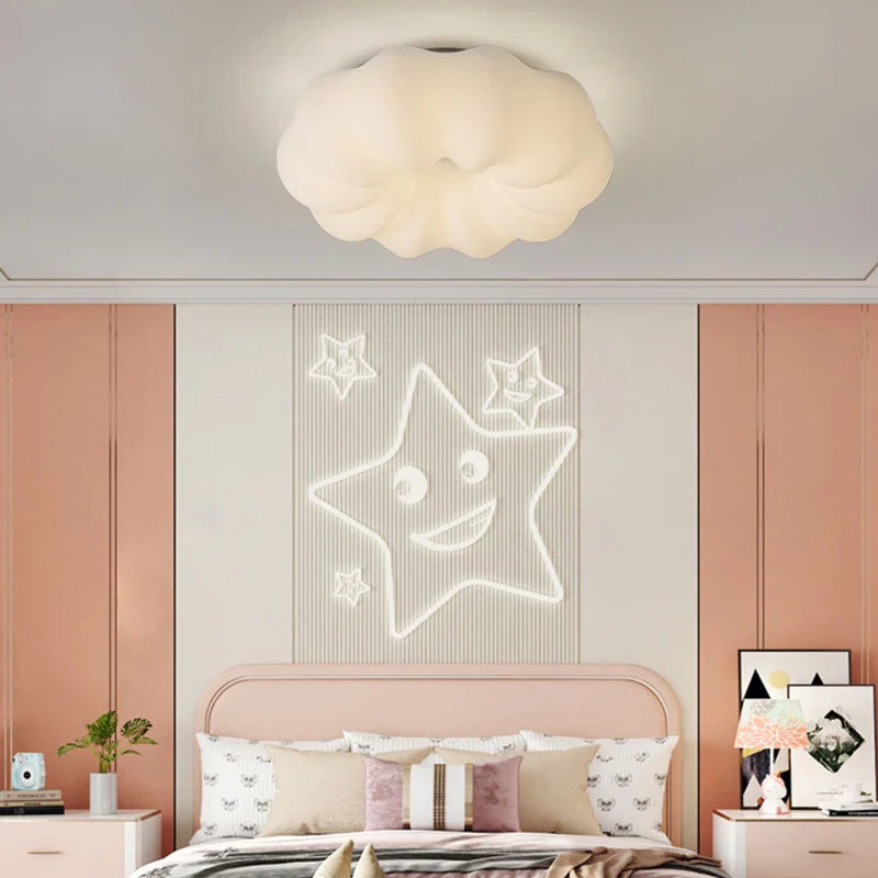 Afralia™ White LED Ceiling Lights Modern Home Living Room Decor Hanging Lamps