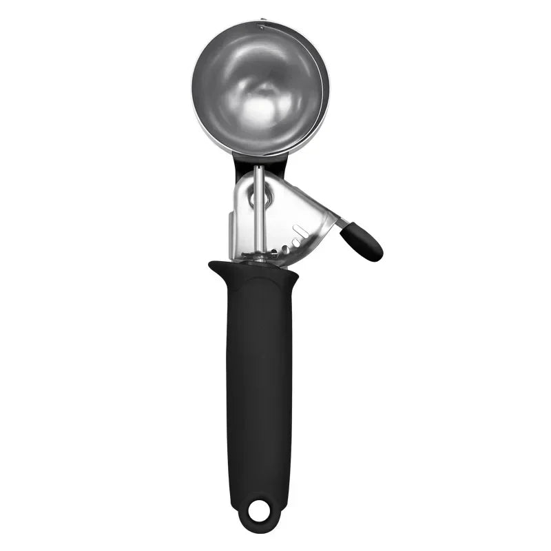 Afralia™ Stainless Steel Ice Cream Scoop & Fruit Baller Kitchen Gadget