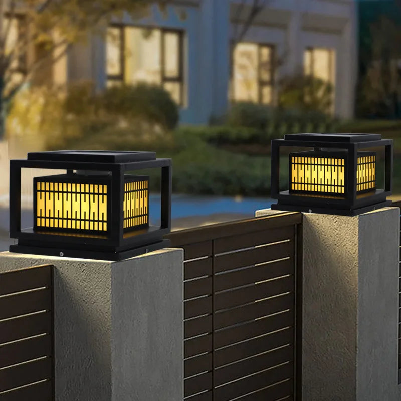 Afralia™ LED Garden Light: Modern Galvanized Street Lamp for Outdoor Landscapes