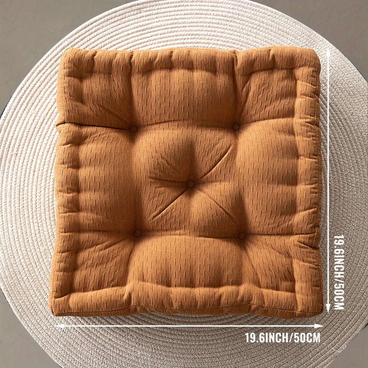 Afralia™ Chenille Tufted Large Pillows Seating Cushions for Meditation Yoga Living Room