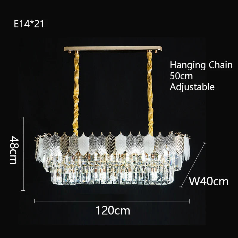Afralia™ Crystal Indoor Chandelier: Postmodern LED Suspension Lamps for Luxe Living Room Decor
