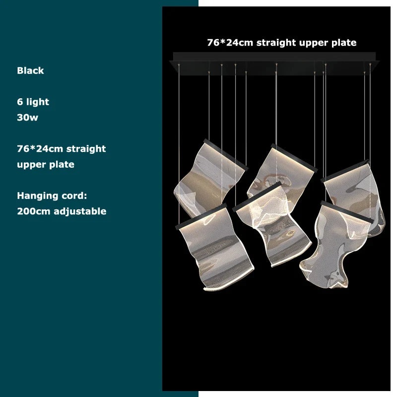 Afralia™ Modern LED Chandeliers for Home Décor & Dining Room Lighting