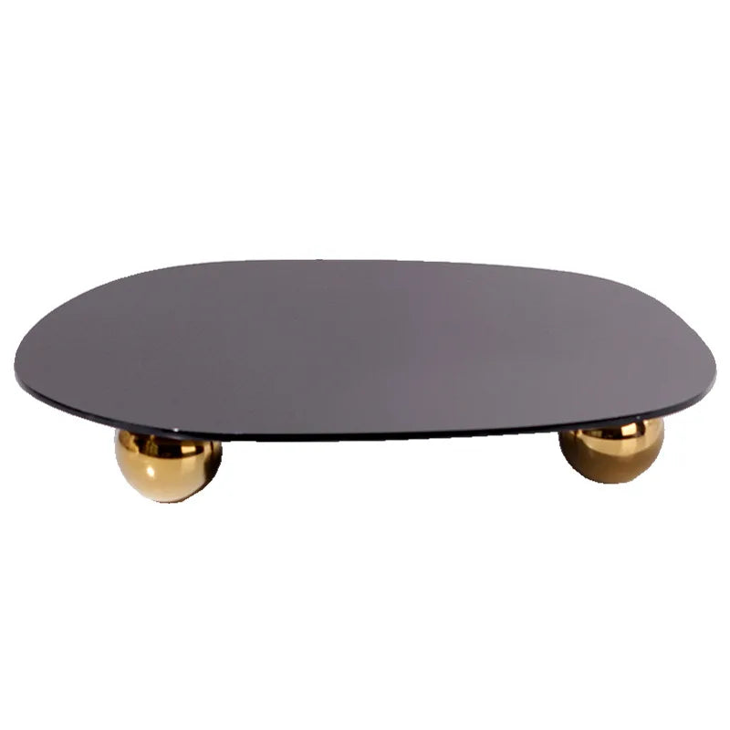 Afralia™ Round Ball High-Footed Jewelry Tray for Home Decor & Organization