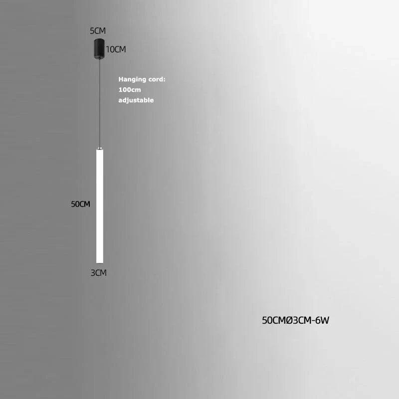 Afralia™ Modern LED Tube Ceiling Chandelier Staircase Lights Lighting Fixtures Home Decor