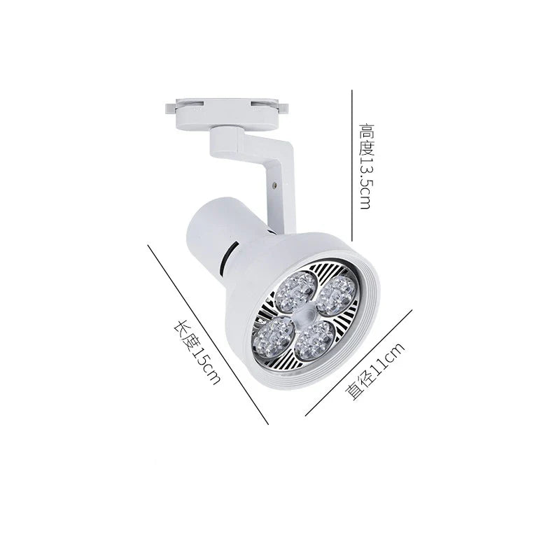 Afralia™ 35W LED Track Ceiling Spot Light for Indoor Lighting and Retail Display