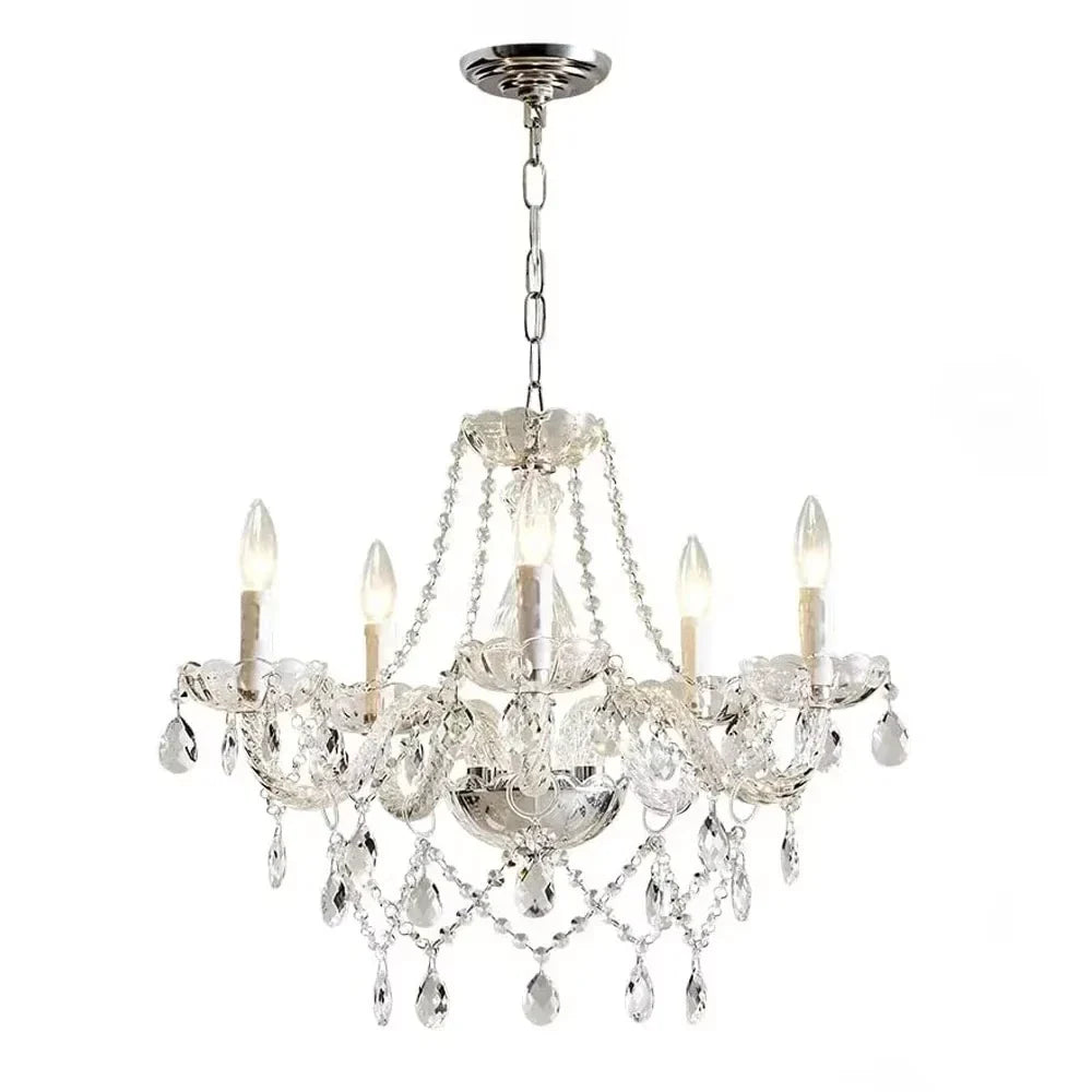 Afralia™ Crystal Chandelier Lights for Home Decor, Living Room, Dining Room, Kitchen • Luxury Pendant Lighting Fixture