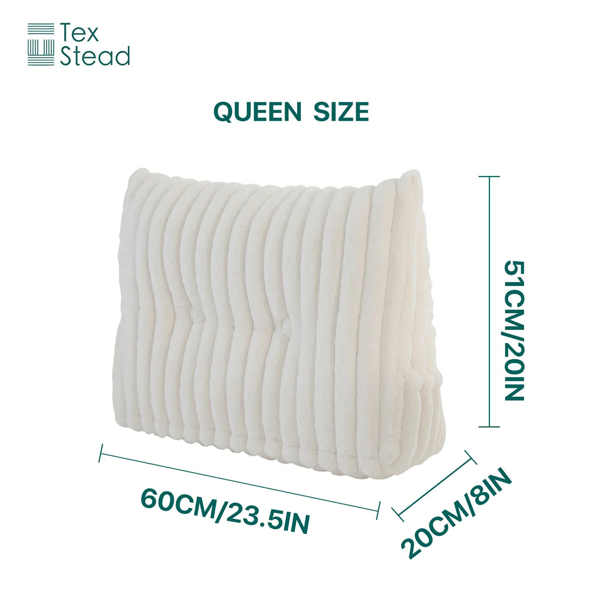 Afralia™ Headboard Wedge Pillow - Triangular Bed Rest Support & Reading Bolster