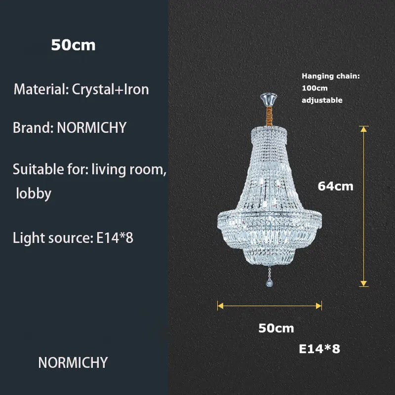 Afralia™ Gold/Chrome K9 Crystal Chandelier for Elegant Home Décor