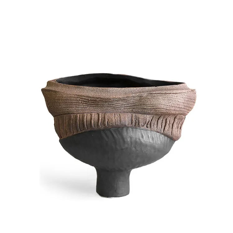 Afralia™ Resin Vase: Handmade Irregular Flowerpot for Home Decor & Flower Arrangements