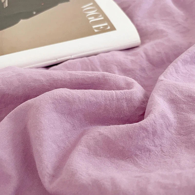 Afralia™ Cotton Bedding Set: Soft Duvet Sheets, Pillowcases, Comforter Set - All Seasons Comfort