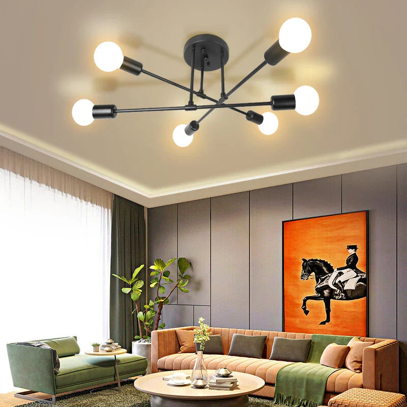 Afralia™ LED Ceiling Chandelier Pendant Light for Kitchen Living Room Home Decor