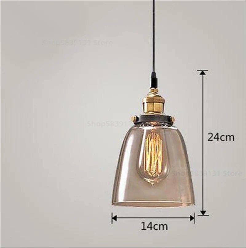 Afralia™ Nordic Glass Ball Pendant Lights for Modern Living Room LED Decor