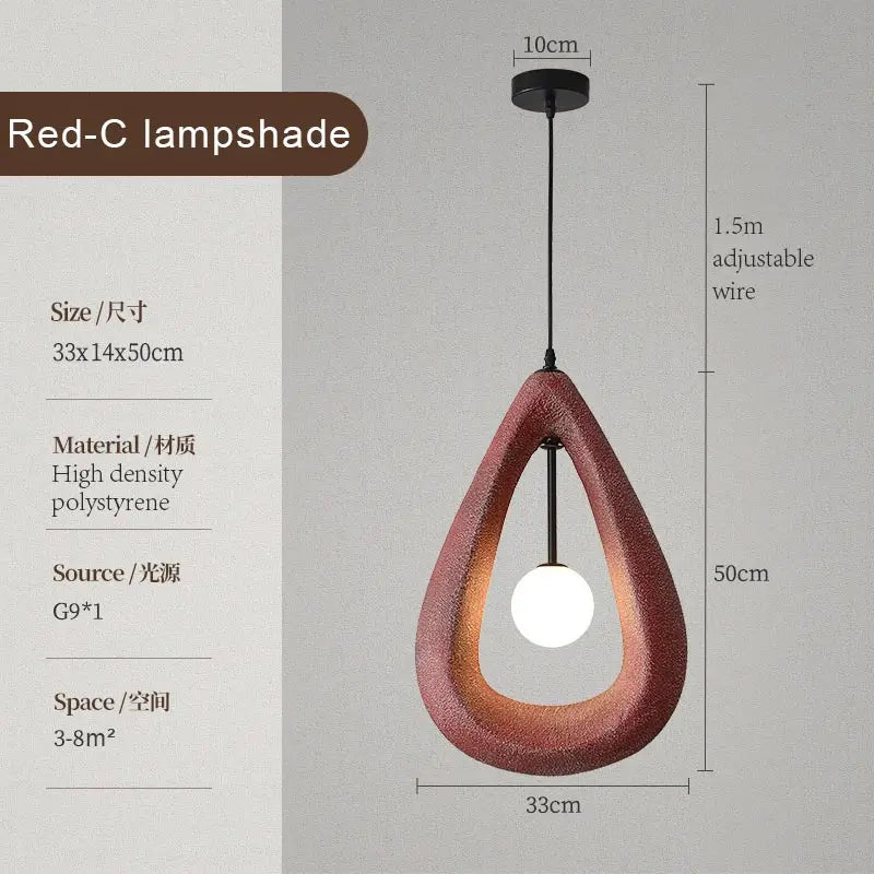 Afralia™ Nordic Design LED Pendant Lights Modern Living Room Chandelier