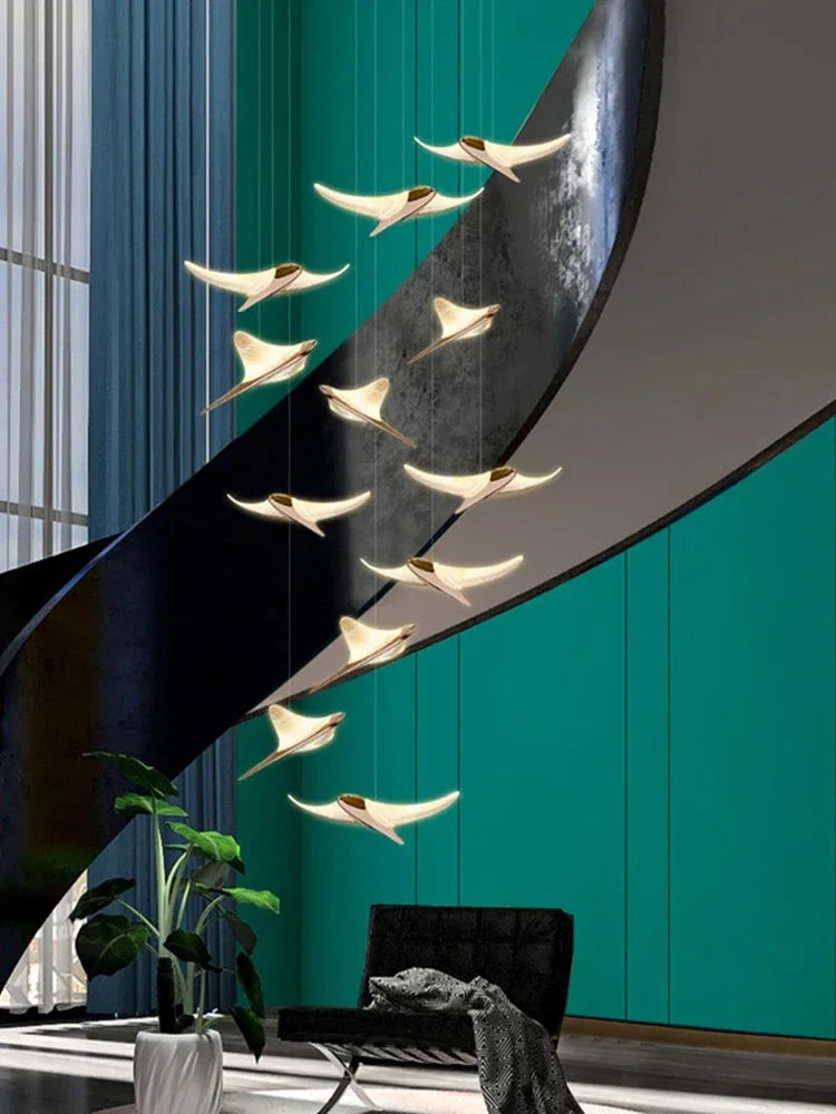 Afralia™ Ocean Dolphin Pendant Chandelier