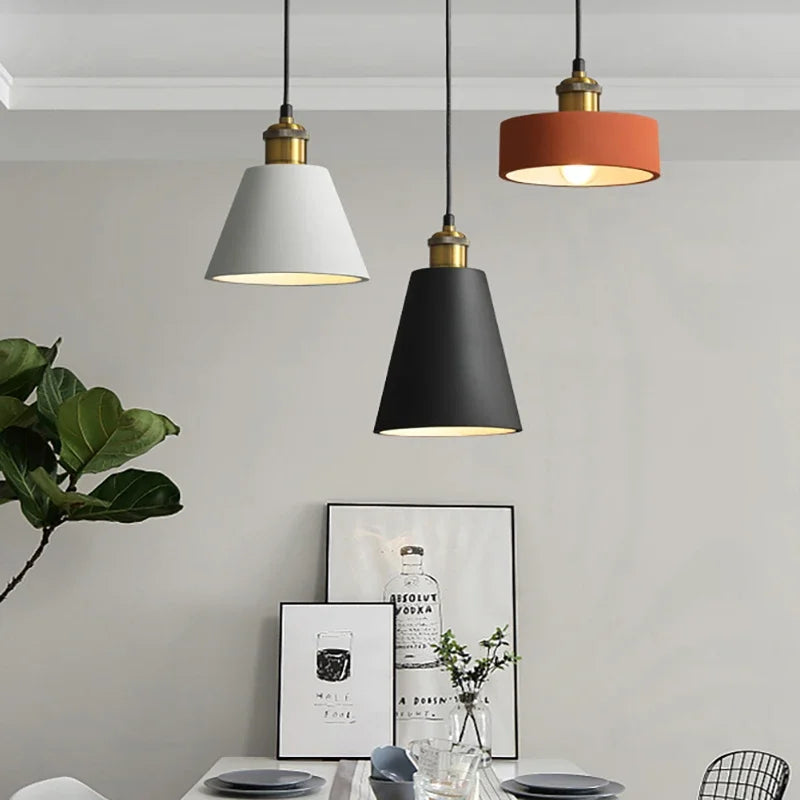 Afralia™ Modern Industrial Pendant Light - Stylish Chandelier for Restaurant and Home Decor