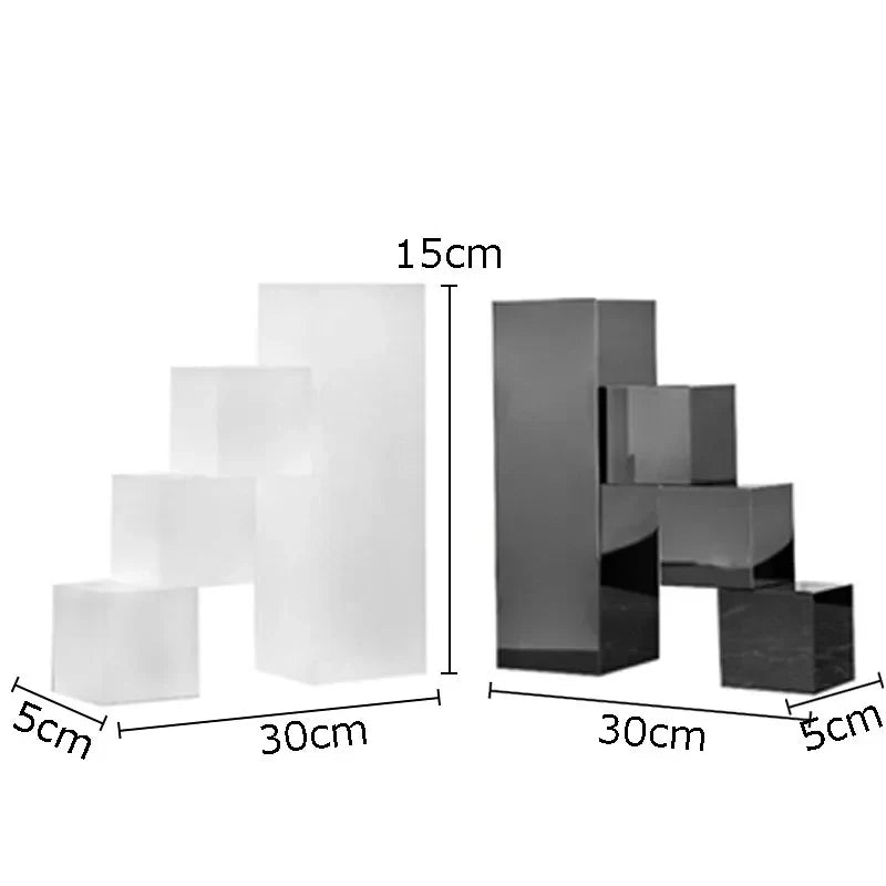 Afralia™ Crystal Bookends Sculpture Minimalist Artwork Modern Home Decor