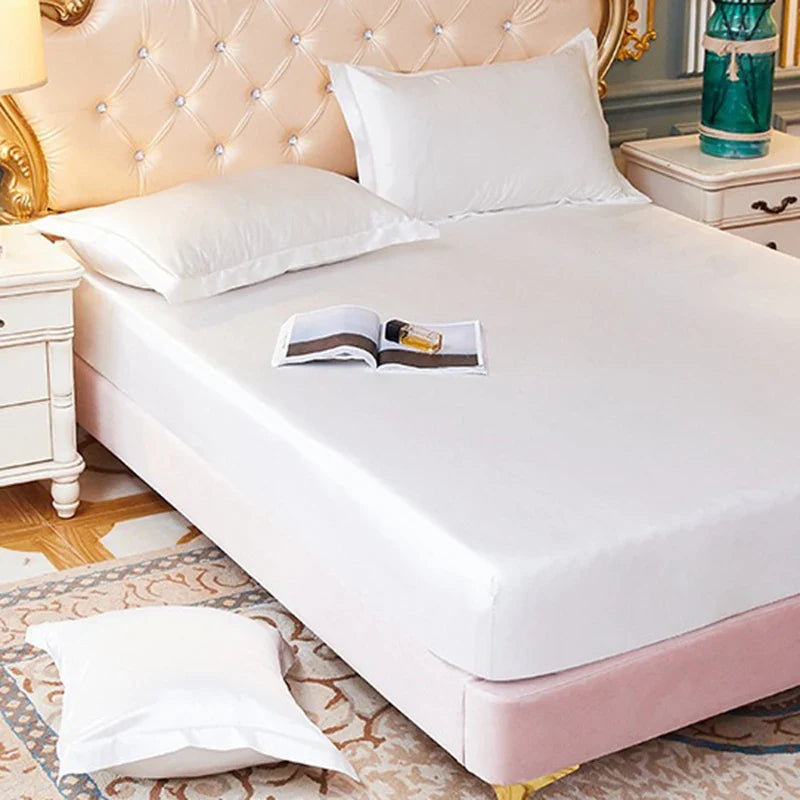 Afralia™ Satin Silk Pillowcase: Smooth & Skin-Friendly Solid Color Cover