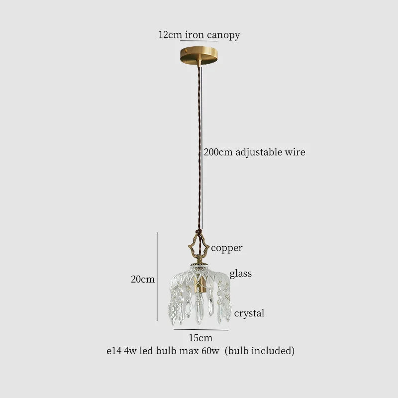 Afralia™ Crystal LED Ceiling Light - Modern Style for Bedroom, Living, Dining Room