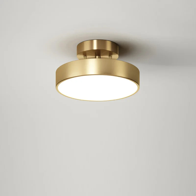 Afralia™ Brass LED Ceiling Chandelier: Adjustable, Modern Fixture for Bedroom, Living Room, Kitchen, Aisle.