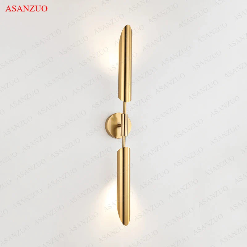 Afralia™ LED Wall Lamps Lights Mirror Light for Living Room Stairs Loft Night Table