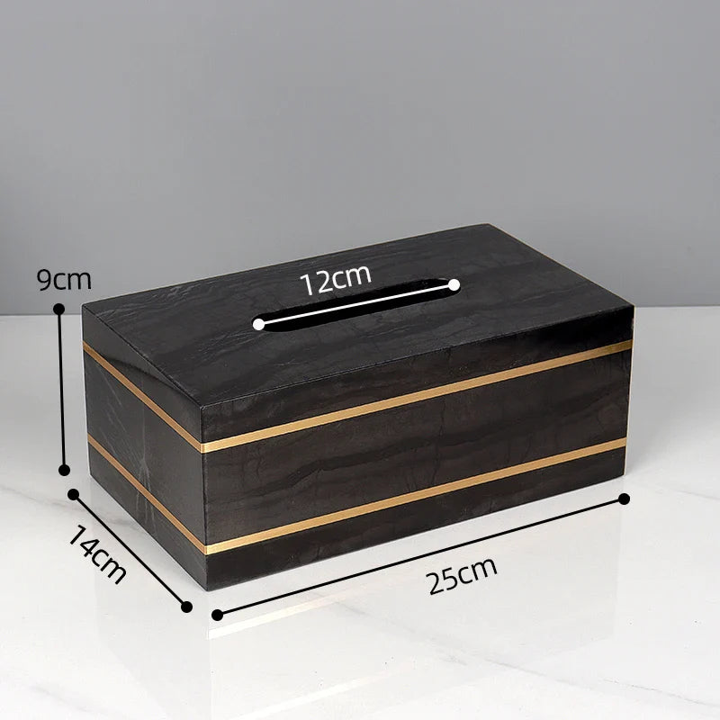 Afralia™ Black Marble Bathroom Accessories Set