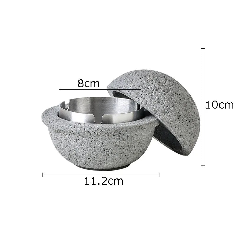 Afralia™ Stainless Steel UFO Ashtray - Unique Smoking Accessory and Office Desk Decoration