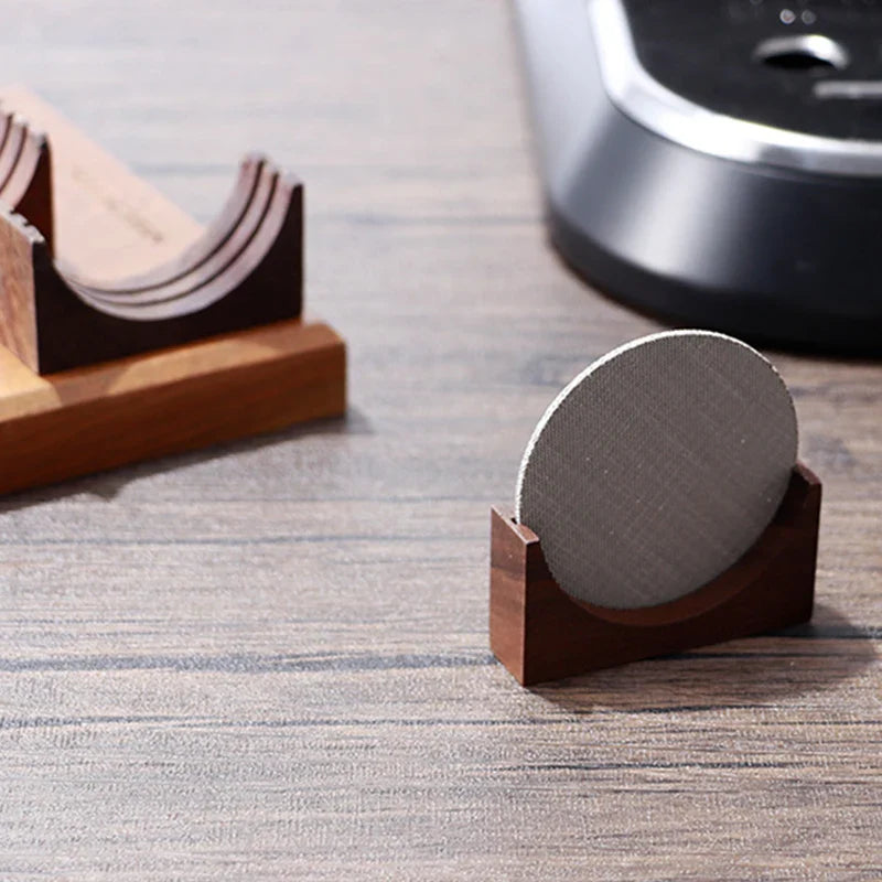 Afralia™ Coffee Filter Stand: Practical Wood Storage Rack for Filters and Screens