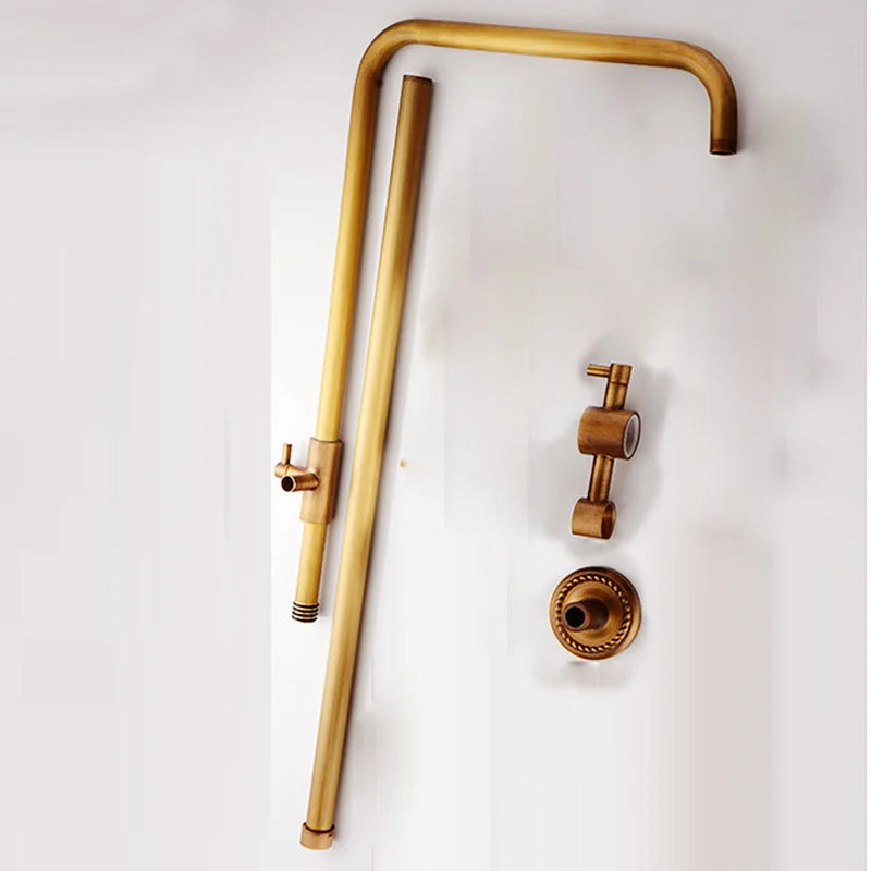 Afralia™ Stainless Steel Shower Pipe Mixer Tube Bathroom Faucet Accessories