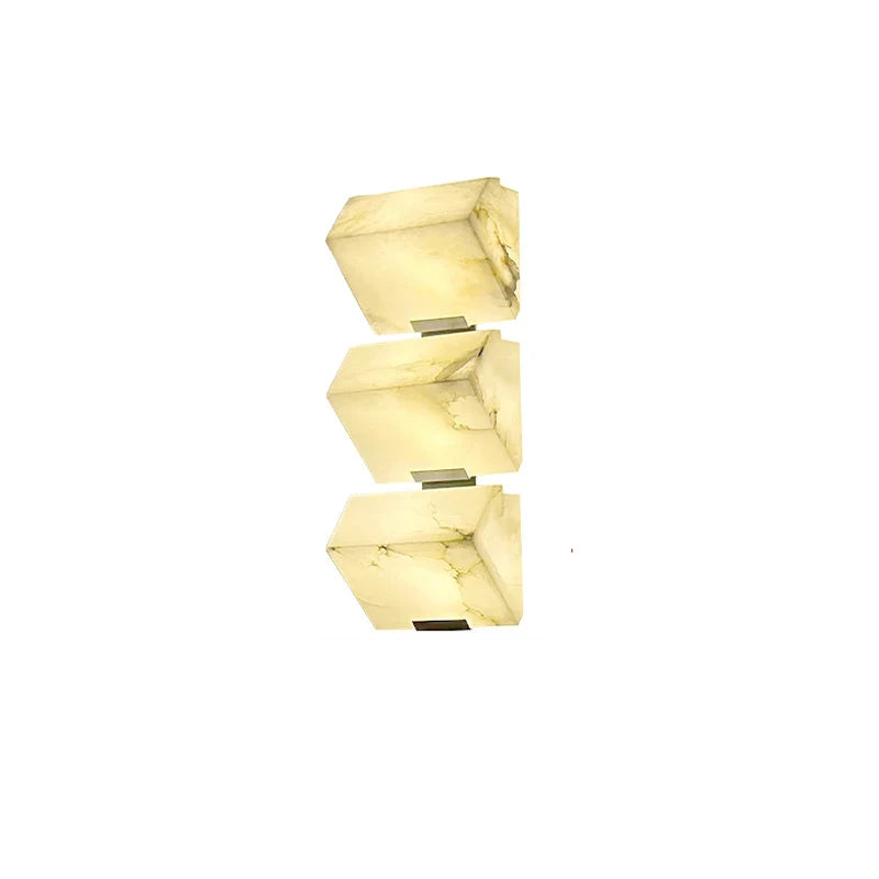 Afralia™ Geometric LED Outdoor Wall Sconce Cube Light for Corridor Backyard
