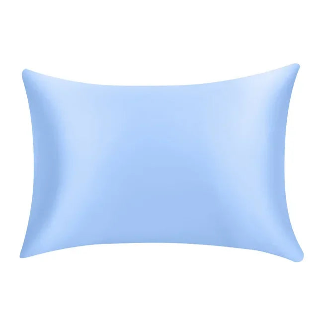 Afralia™ Soft Satin Pillowcase Set of 1, 48x74cm, Pure Emulation Silk, Solid Color