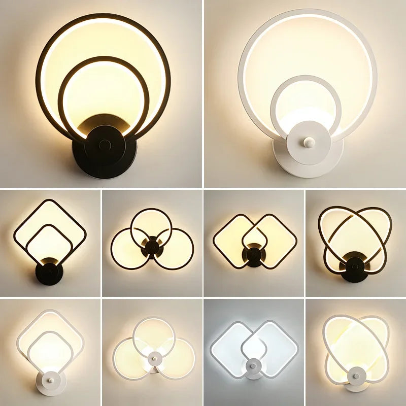 Afralia™ Nordic LED Wall Light - Modern Style Sconce for Bedroom and Living Room