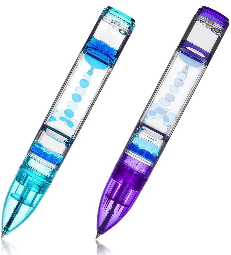 Afralia™ Liquid Hourglass Pen: Colorful Oil Drops for Creative Decompression and Decoration