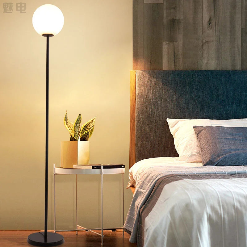 Afralia™ Modern Metal LED Floor Lamp for Stylish Home Decor and Lighting