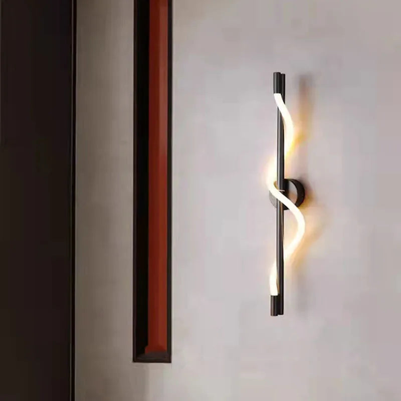 Afralia™ Dimming Wall Lights in Gold, Black, or Copper for Living Room and Bedroom