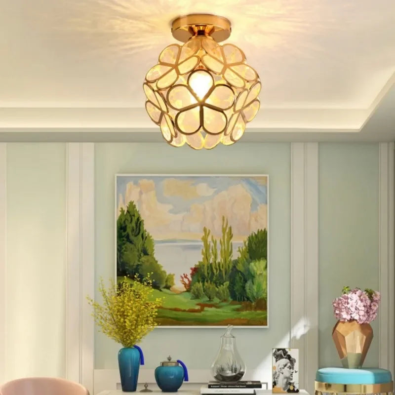 Afralia™ Modern Petal Acrylic Pendant Lamp LED Hanging Lighting