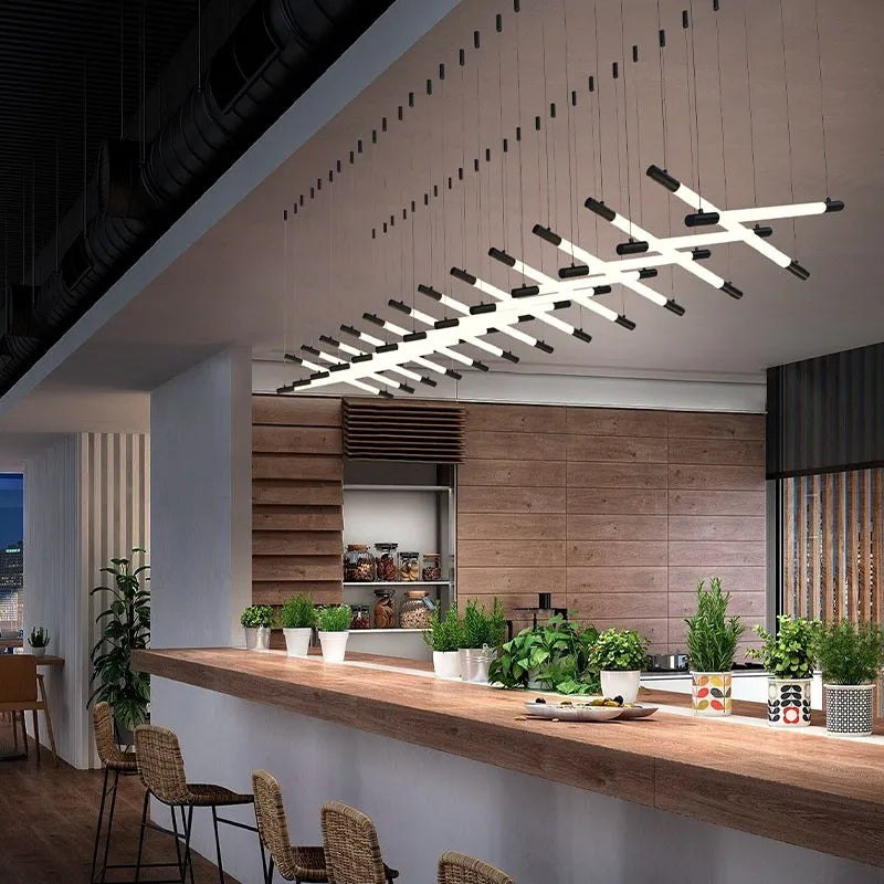 Afralia™ Minimalist DIY Modern Chandeliers for Living Room Hotel Customize Designers Favorite Dining Room