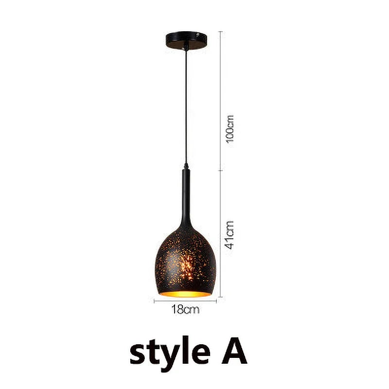 Afralia™ Etched Iron Chandelier Pendant Light Fixture for Dining and Living Room