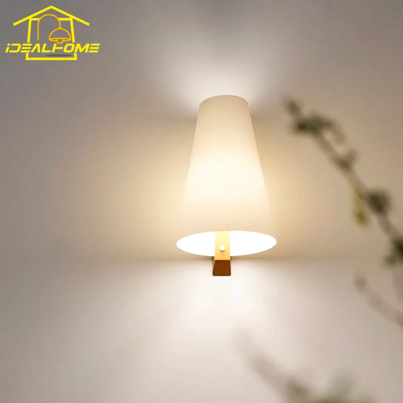 Afralia™ White Horse LED Wall Lamp for Living Room Bedroom Study Background